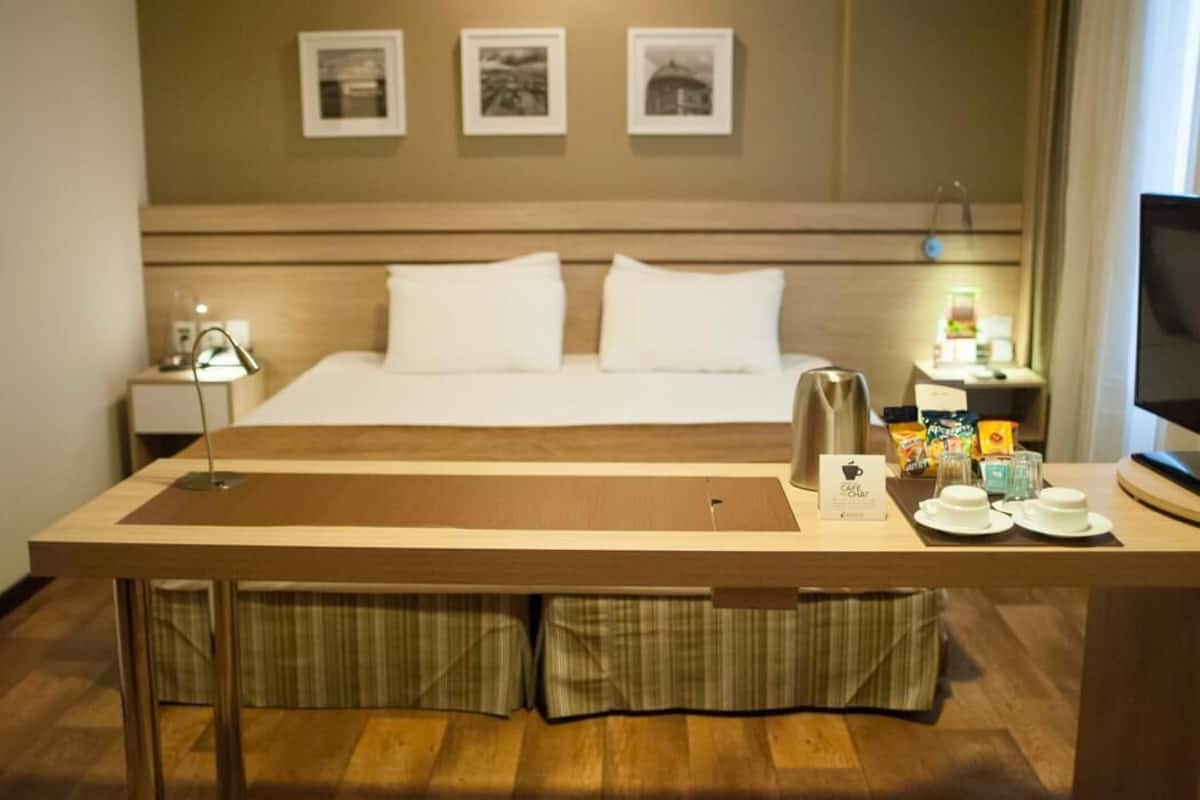 Minibar, in-room safe, desk, blackout curtains