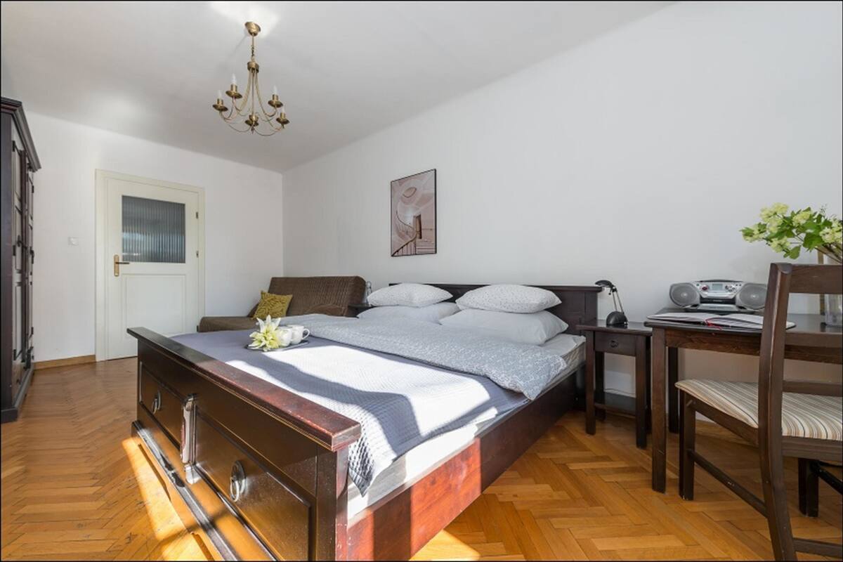 Apartment, 1 Bedroom (at 12 Miodowa Street) | Desk, soundproofing, iron/ironing board, rollaway beds (surcharge)