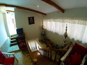 Blick von der Unterkunft