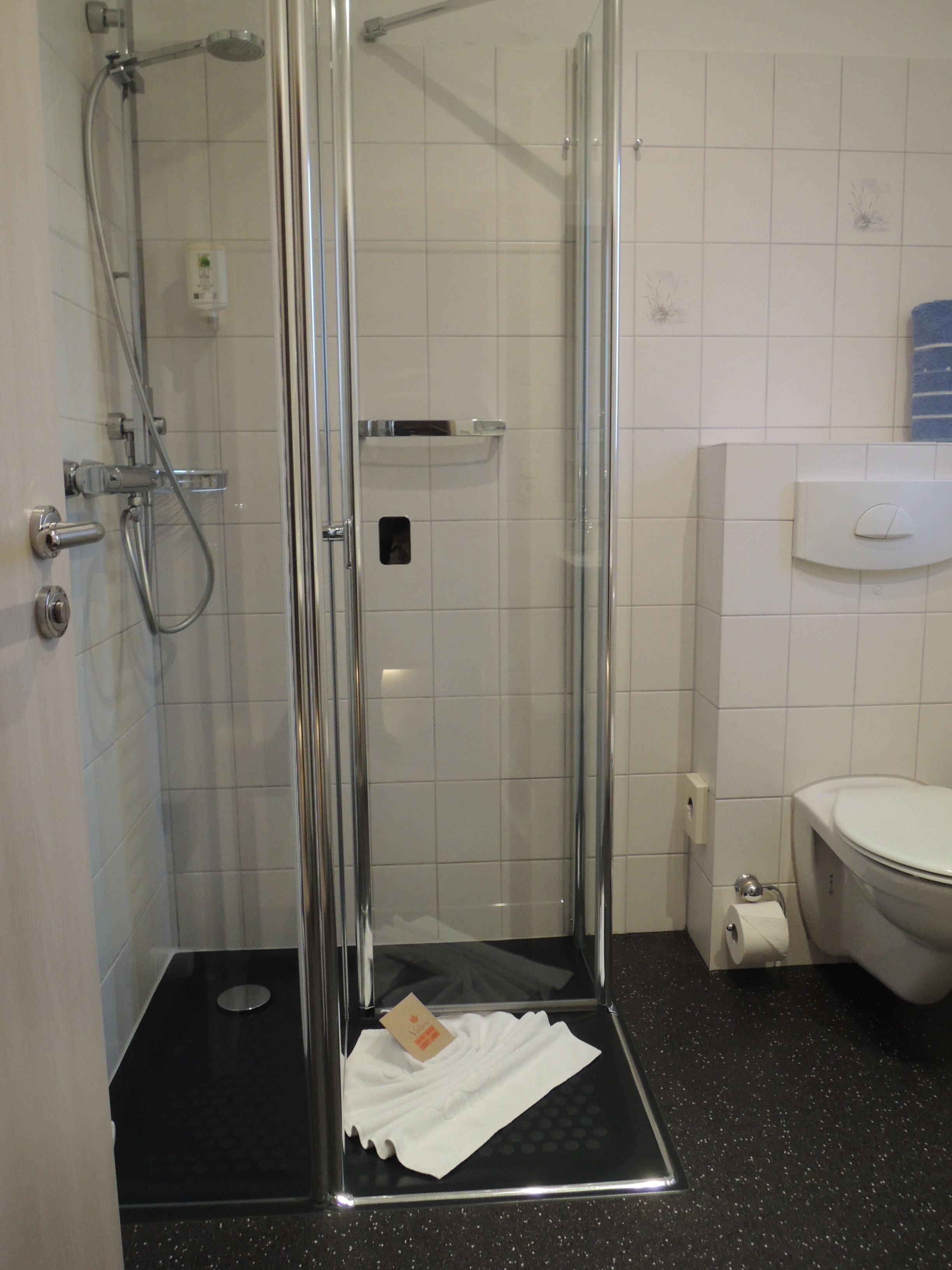 double room | bathroom | shower, hydromassage showerhead, free toiletries, hair dryer