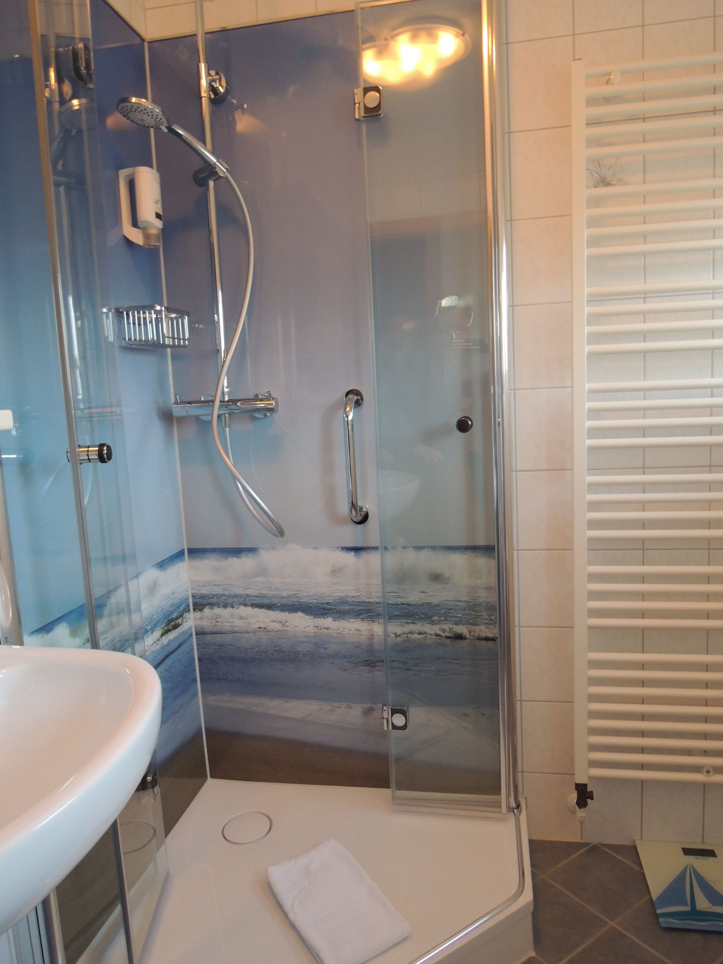 single room | bathroom | shower, hydromassage showerhead, free toiletries, hair dryer