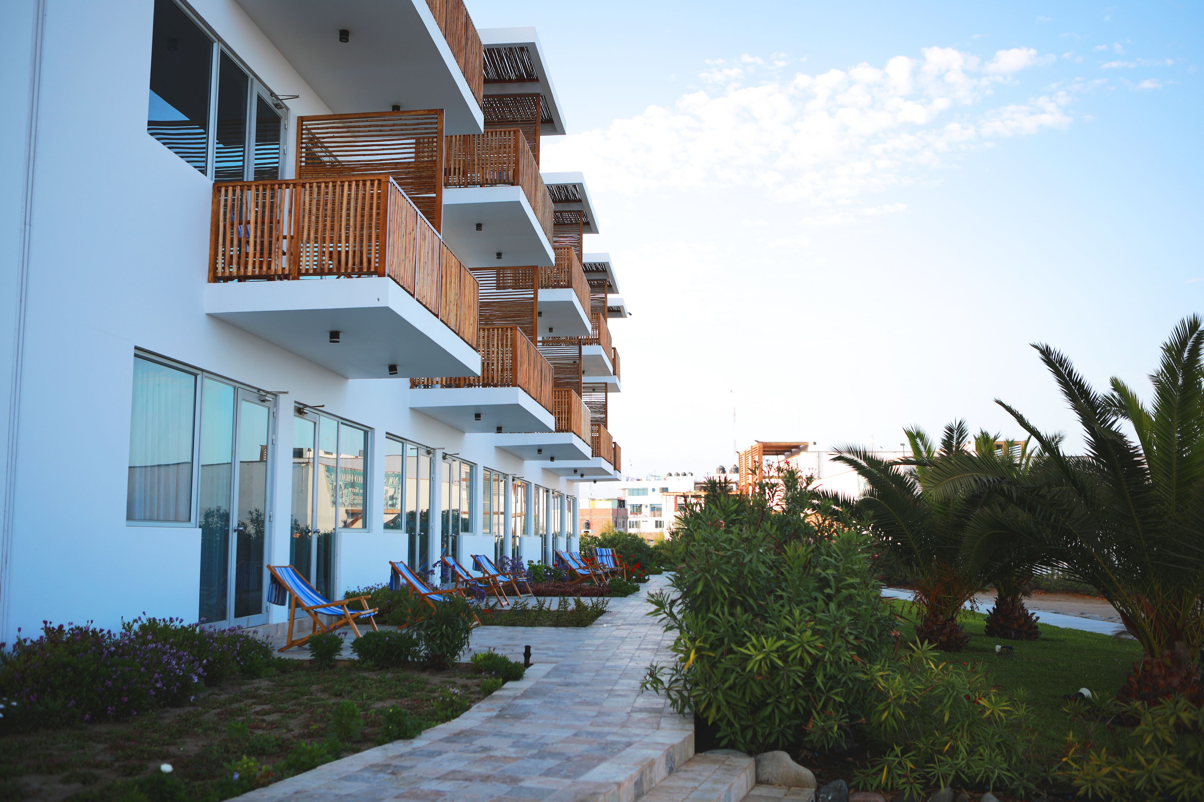 Fachada del alojamiento