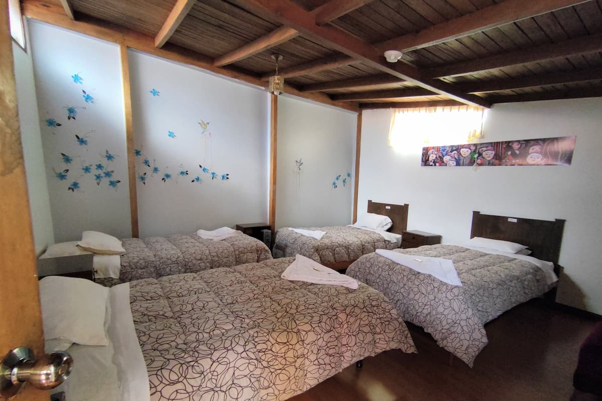 Quadruple Room | Gebar bulu kapas, Wi-fi percuma