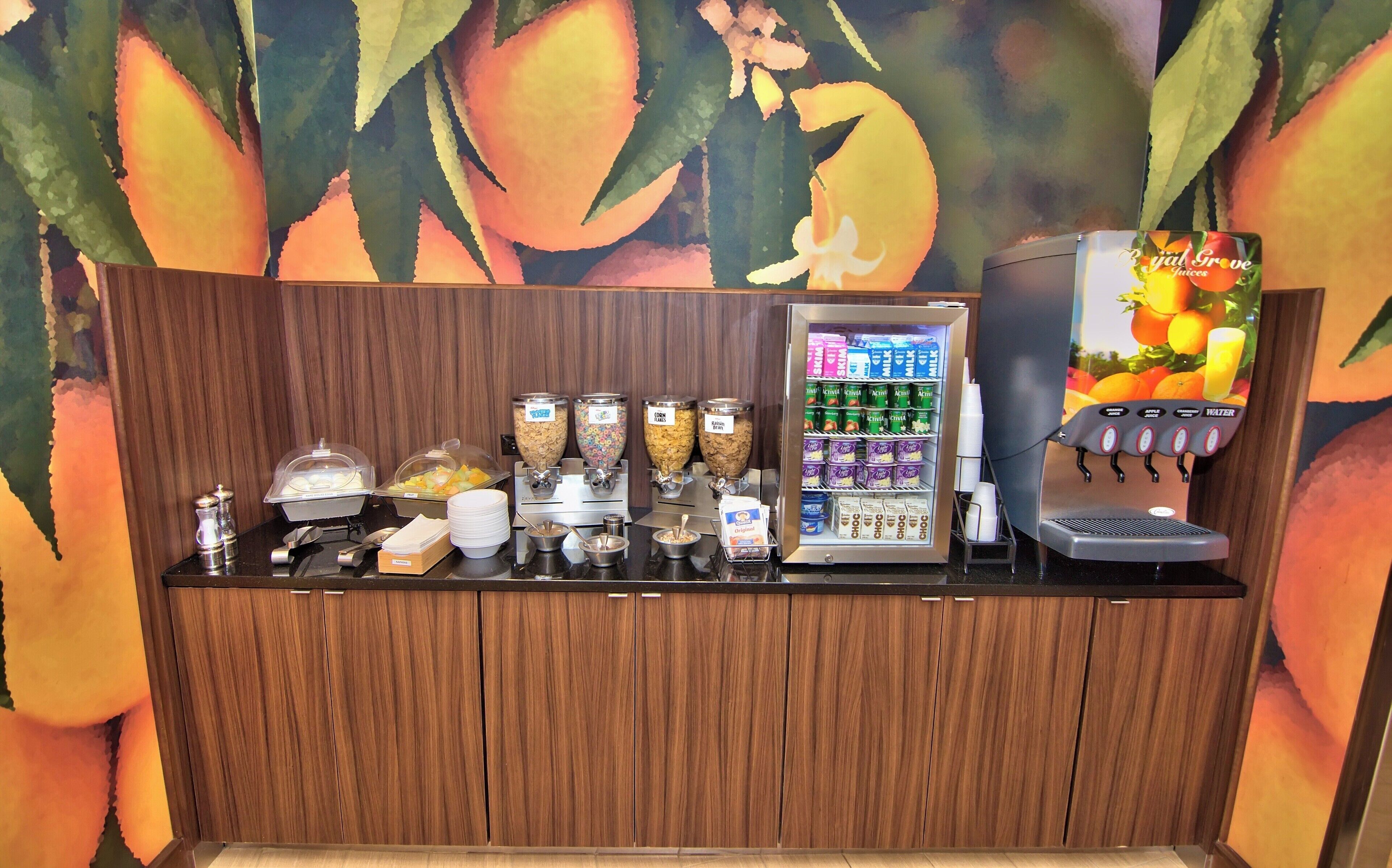 free daily buffet breakfast