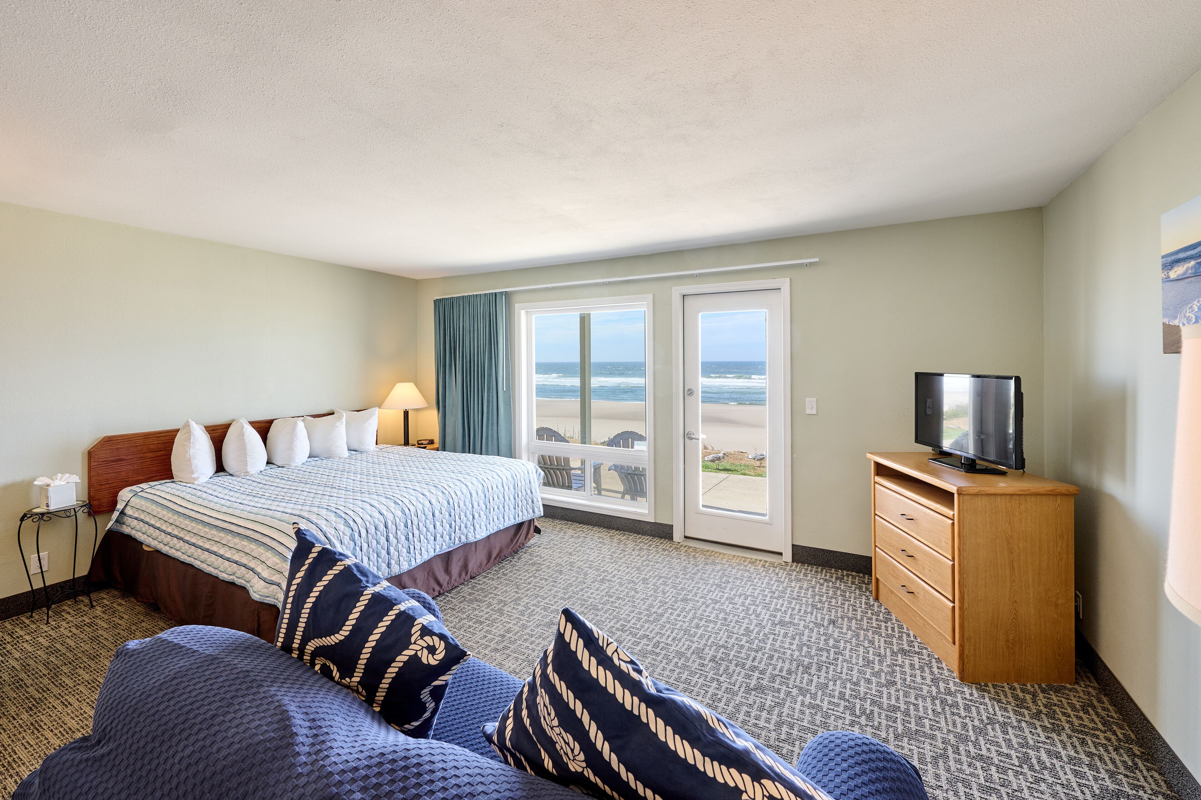 Studio Premium, 1 très grand lit, vue océan, rez-de-chaussée | Décoration personnalisée, ameublement personnalisé