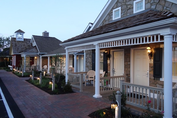 Front of property – evening/night