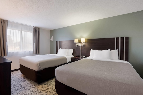 Standard Room, 2 Queen Beds, Non Smoking | Down comforters, desk, iron/ironing board, cribs (free)
