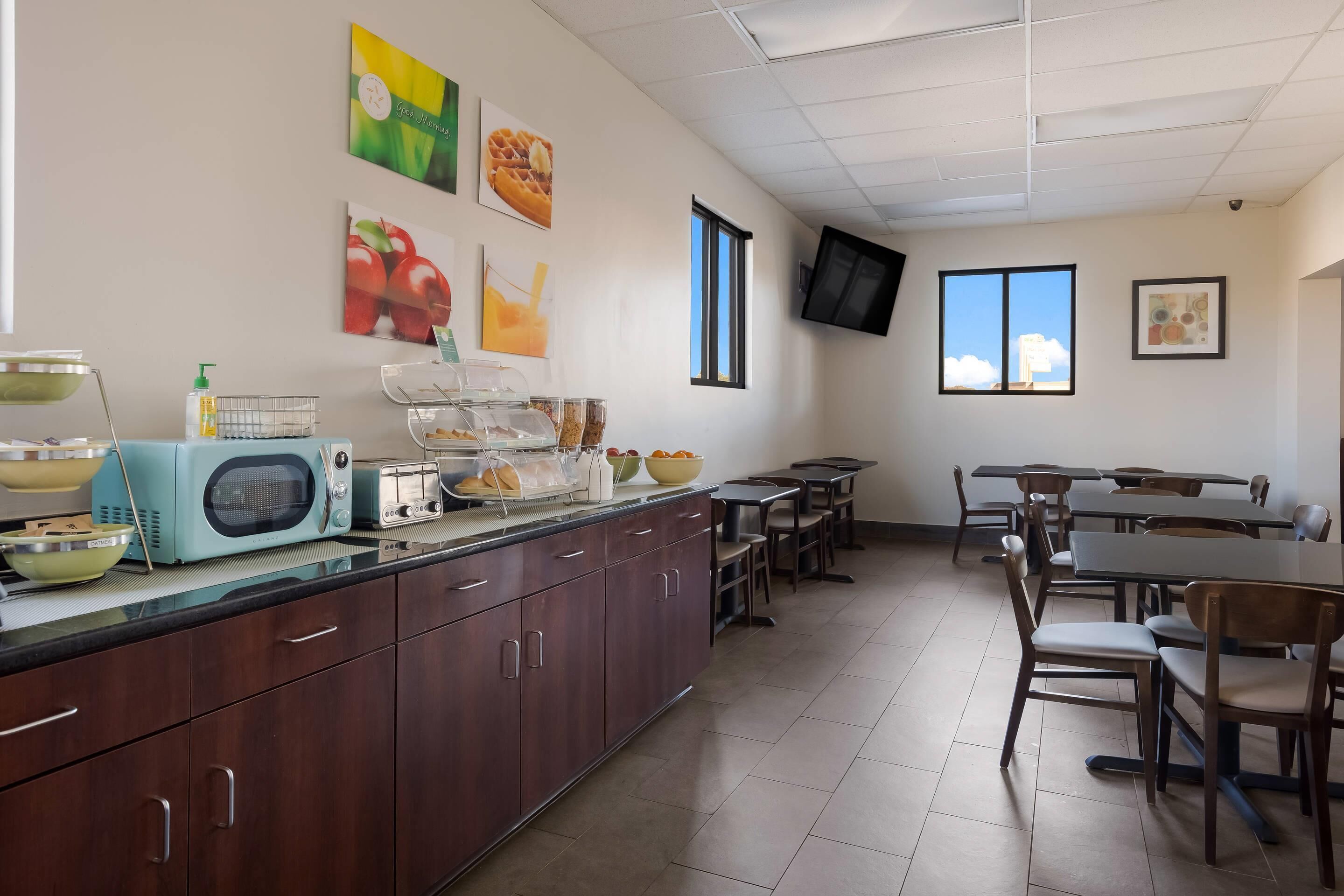 Café da manhã continental grátis todos os dias