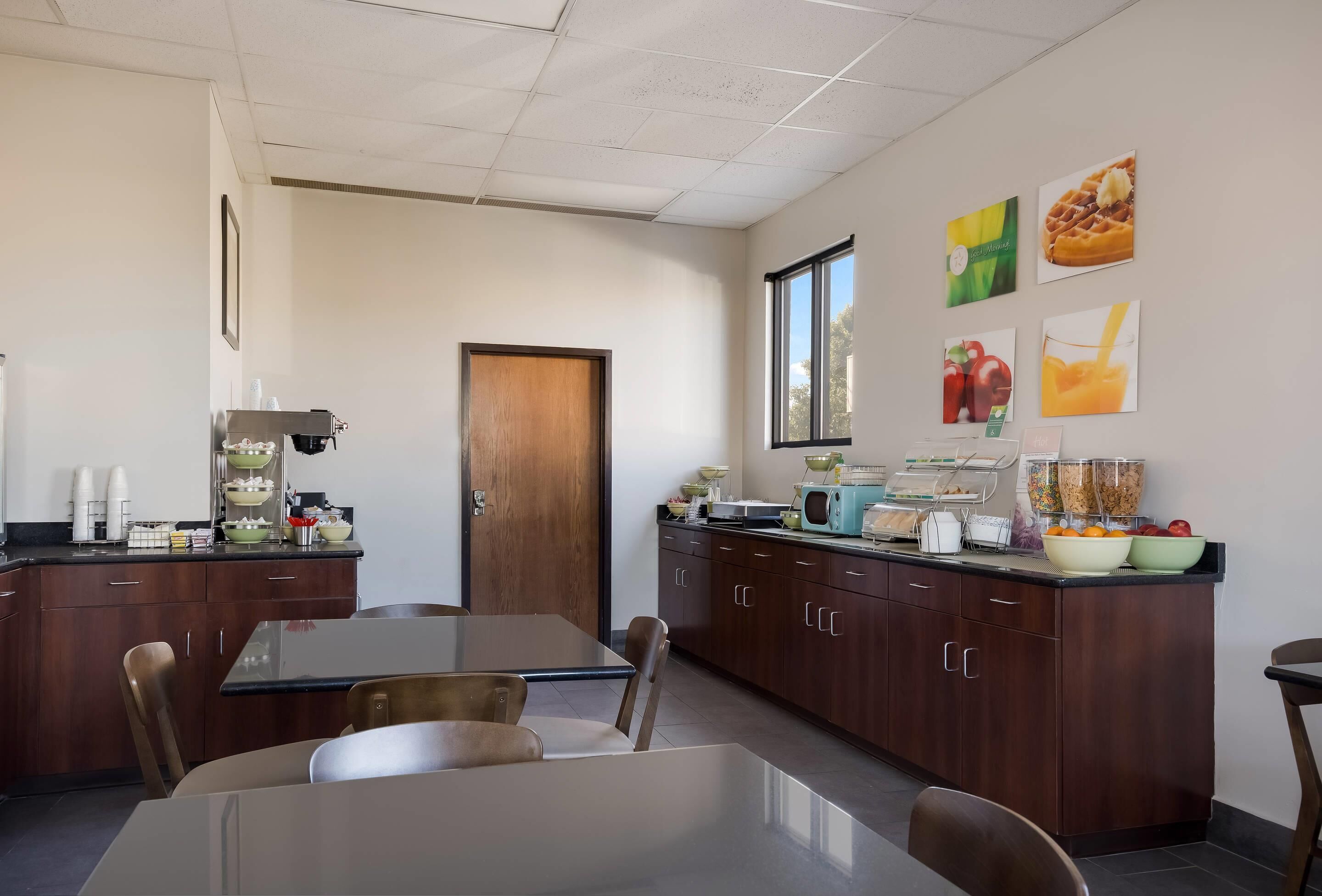 Café da manhã continental grátis todos os dias