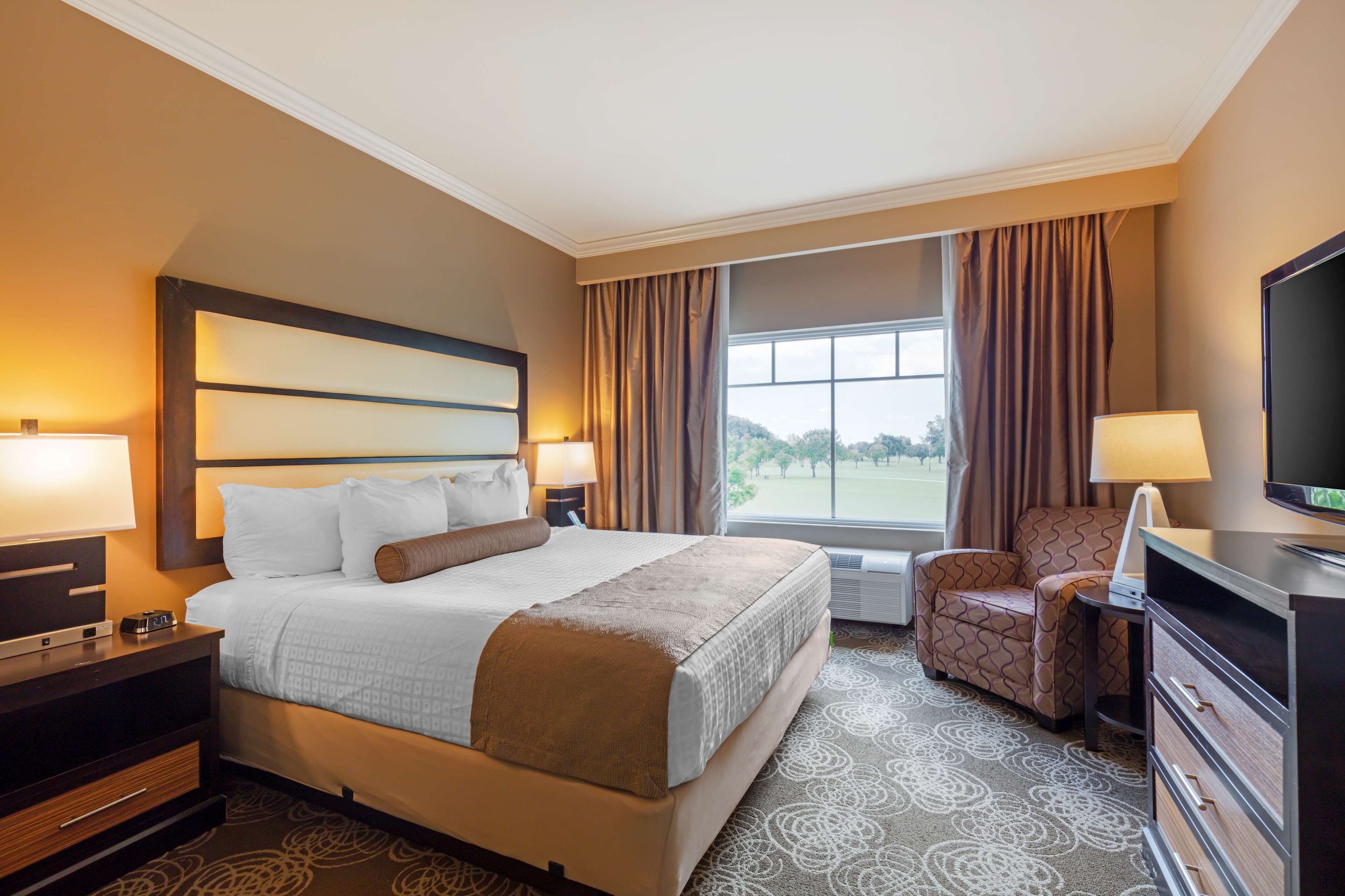 pillow-top beds, desk, laptop workspace, iron/ironing board