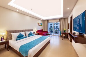 Down duvets, pillow-top beds, minibar, in-room safe