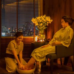 Espace de soins pour les couples, soins corporels, soins d'hydrothérapie