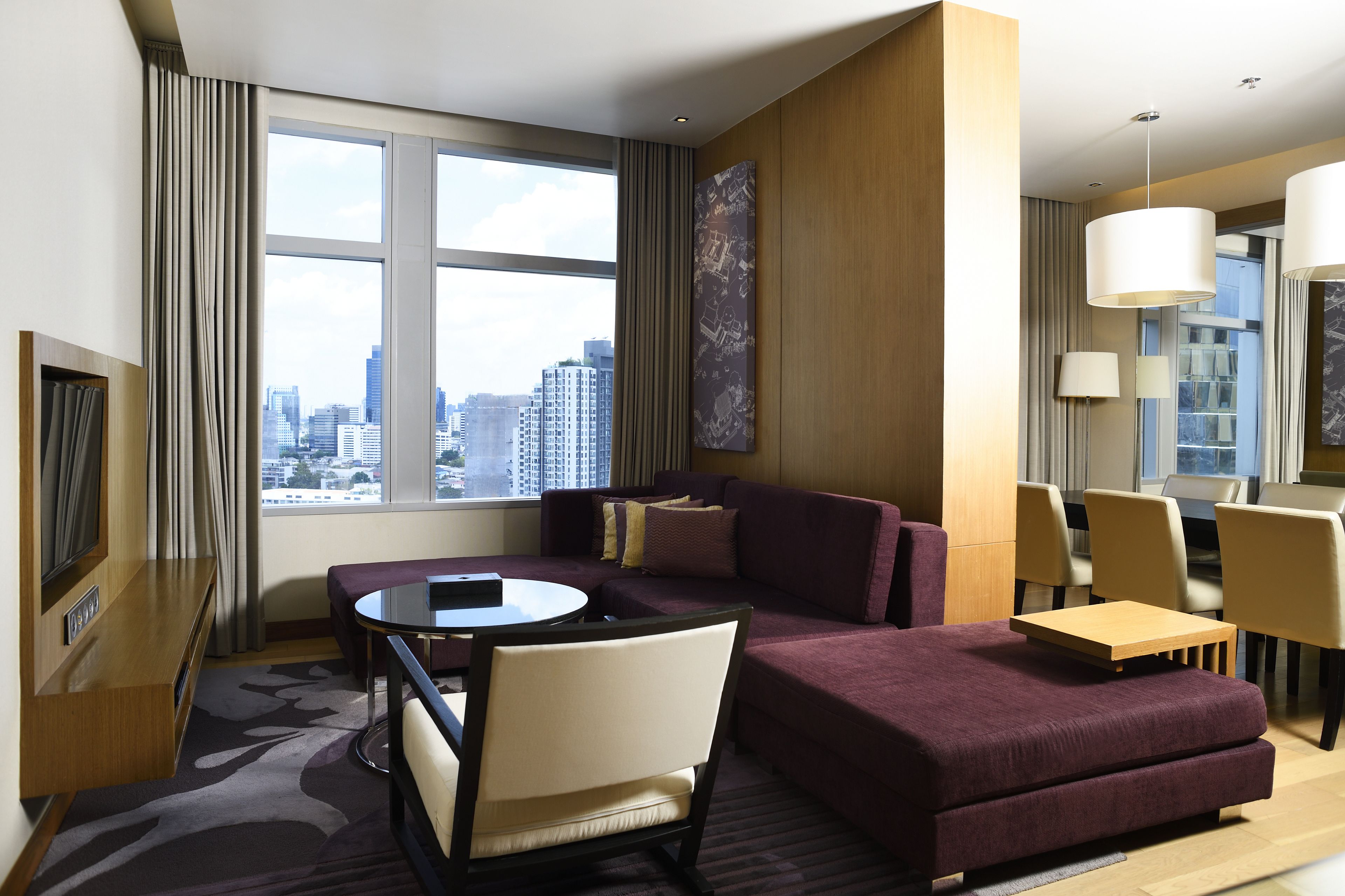 公寓, 2 間臥室 | 起居區 | 32-吋 LCD 液晶電視，提供有線頻道