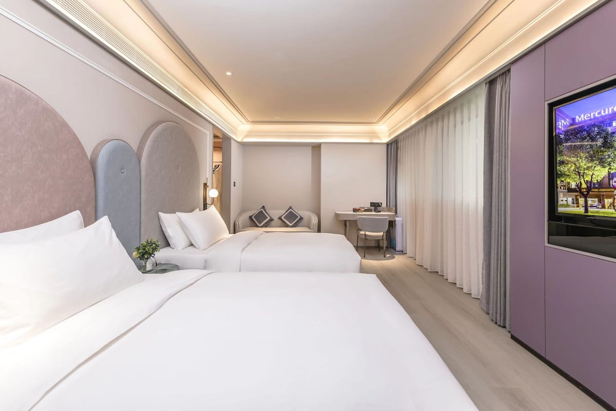 Privilege, Room, 2 Single Beds | Minibar, in-room safe, iron/ironing board, free WiFi