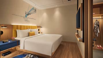 Premium bedding, minibar, in-room safe, blackout drapes