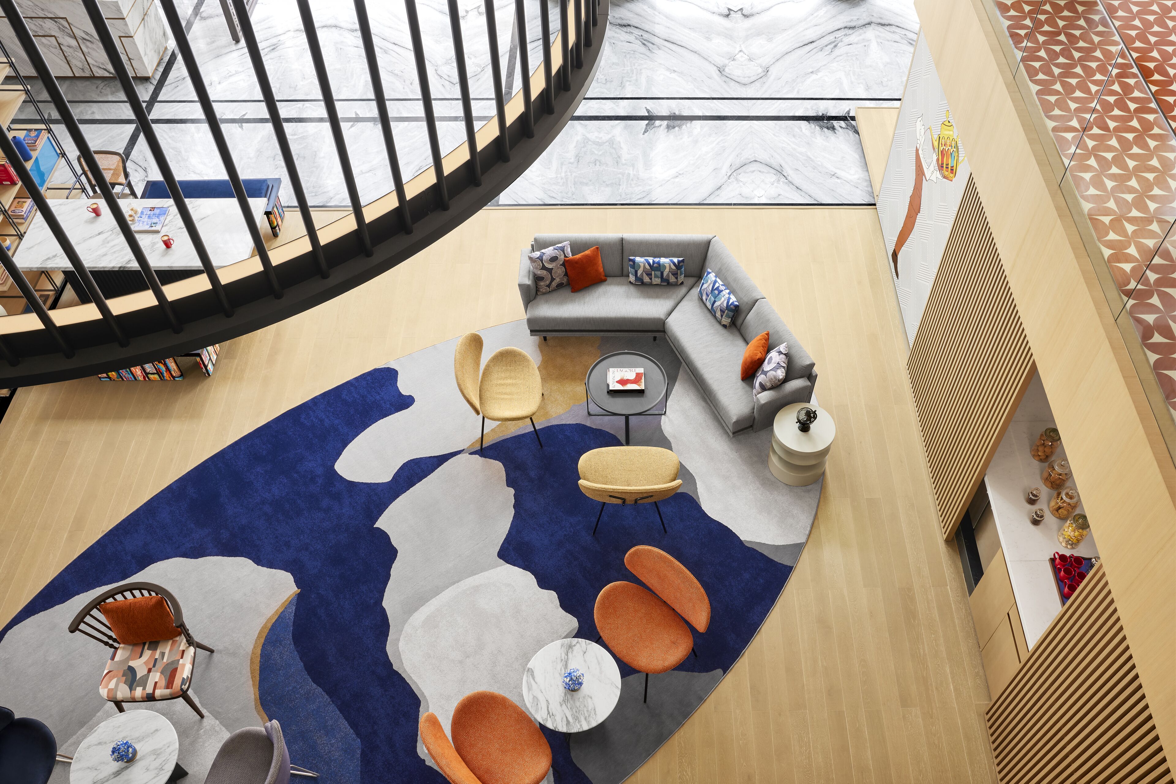 Lobby sitting area