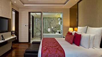 Minibar, in-room safe, desk, blackout curtains