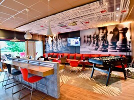 Sala de estar en el lobby