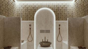 Salas de tratamiento para parejas, un sauna, aguas termales/minerales