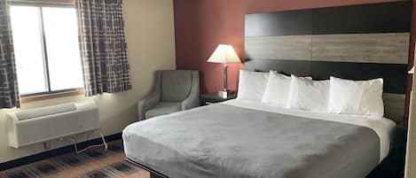 Chambre, 1 très grand lit, non-fumeurs | Bureau, espace de travail pour ordinateur portable