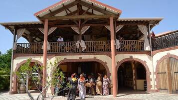 Façade de l’hébergement