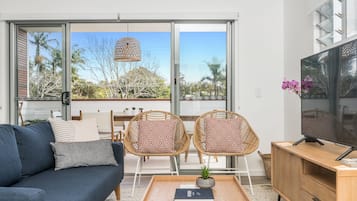 Two Bedroom Apartment | Living area | 42-inch TV with digital channels, Netflix