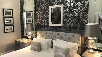 Seprai katun Mesir, seprai premium, selimut bulu angsa, dan brankas