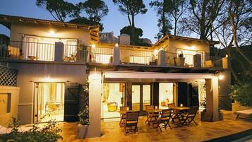 Front of property – evening/night