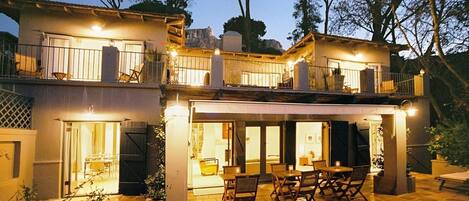 Front of property - evening/night