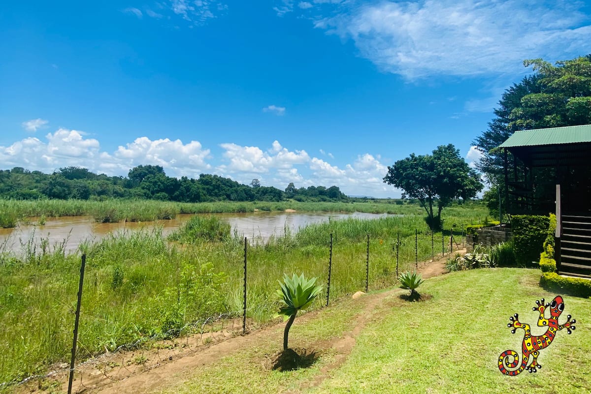 奢華小屋, 2 間臥室, 獨立浴室, 河景 | 陽台