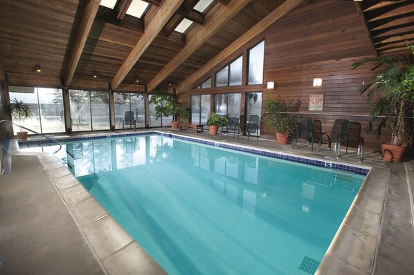 Indoor pool, outdoor pool