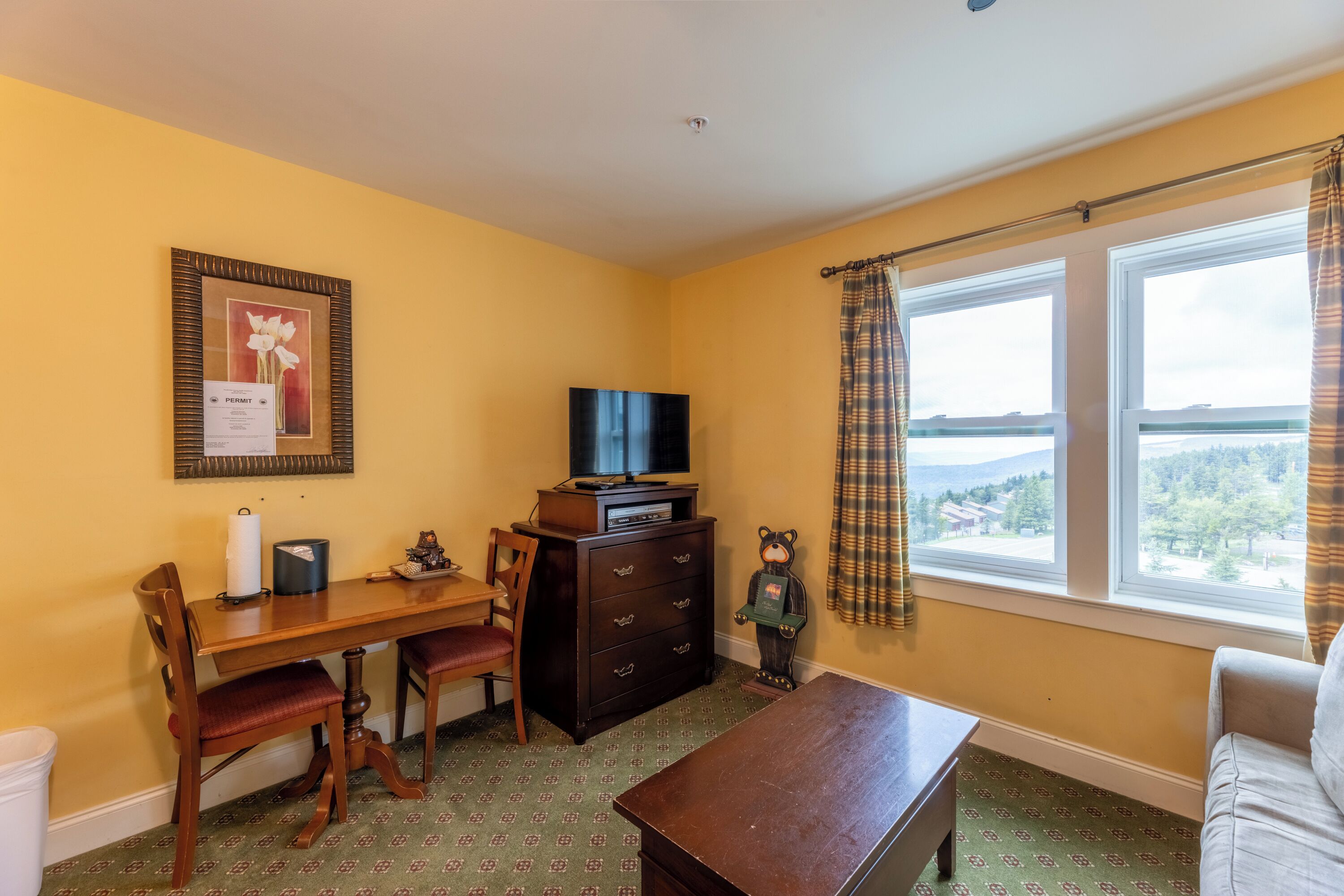 classic studio | living area | tv