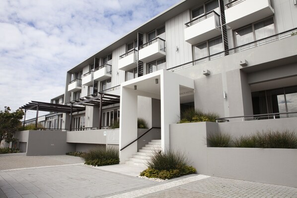 Majoituspaikan julkisivu