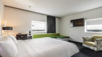 Executive-huone, 1 keskisuuri parisänky | Työpöytä, kannettavalle tietokoneelle sopiva työtila, pimennysverhot