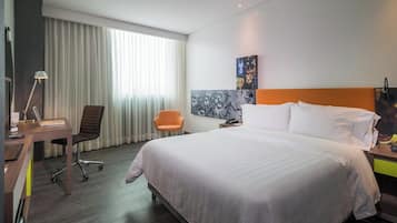 One Queen Bed | In-room safe, desk, blackout drapes, soundproofing