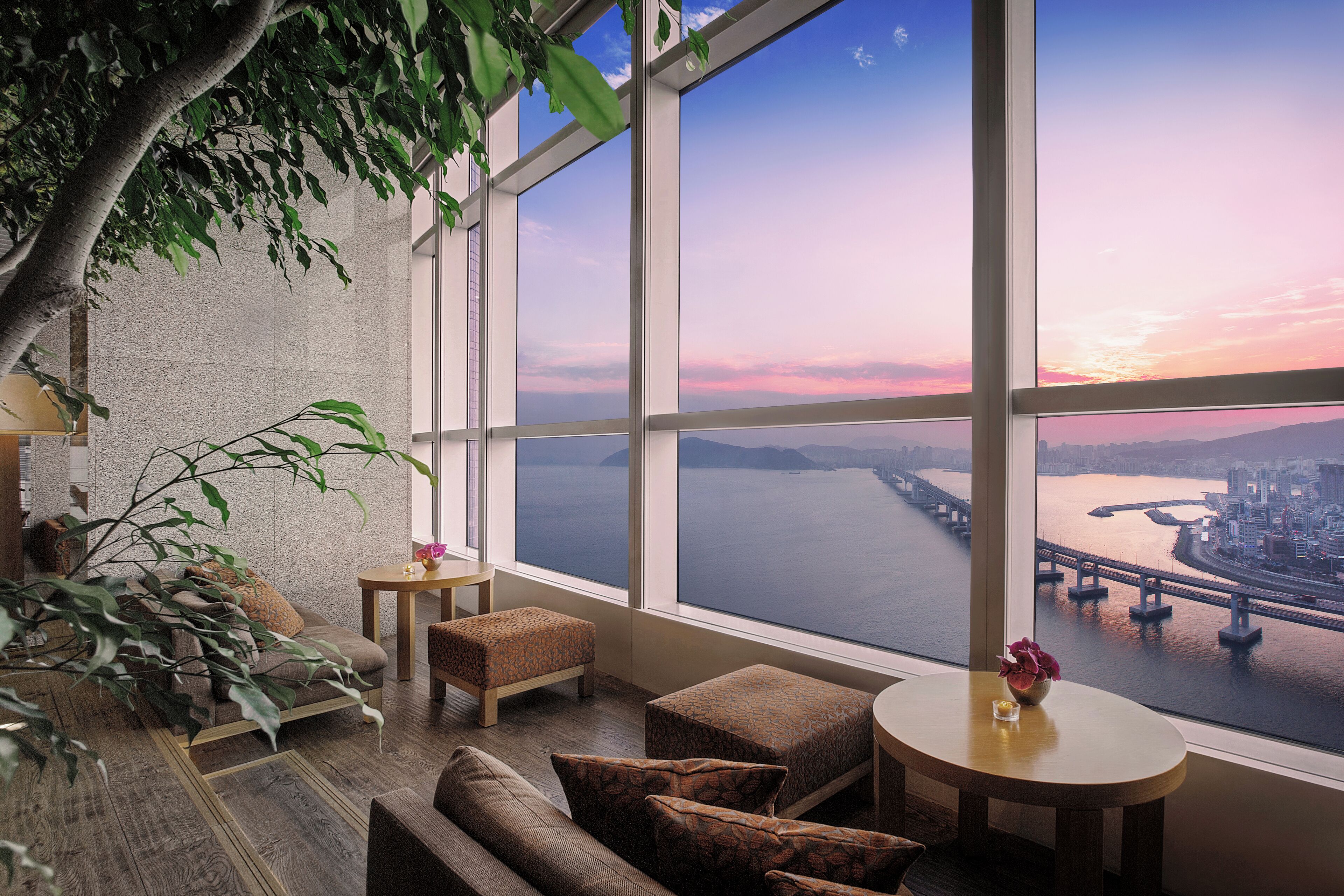 2 か所のレストラン、朝食に営業