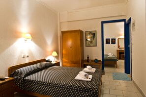 Apartment, 2 Bedrooms, Sea View | In-room safe, iron/ironing board, free WiFi, bed sheets