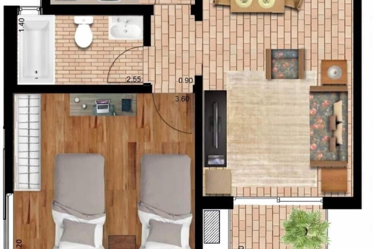 Superior Apartment (Twin) | View from room