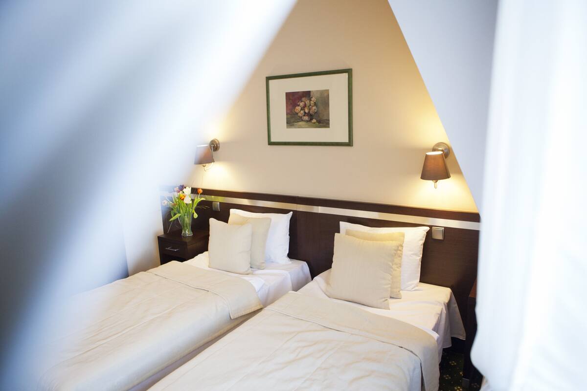 desk, blackout curtains, iron/ironing board, free wifi