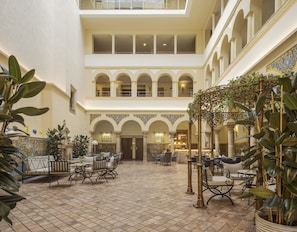 Sitteområde i lobbyen