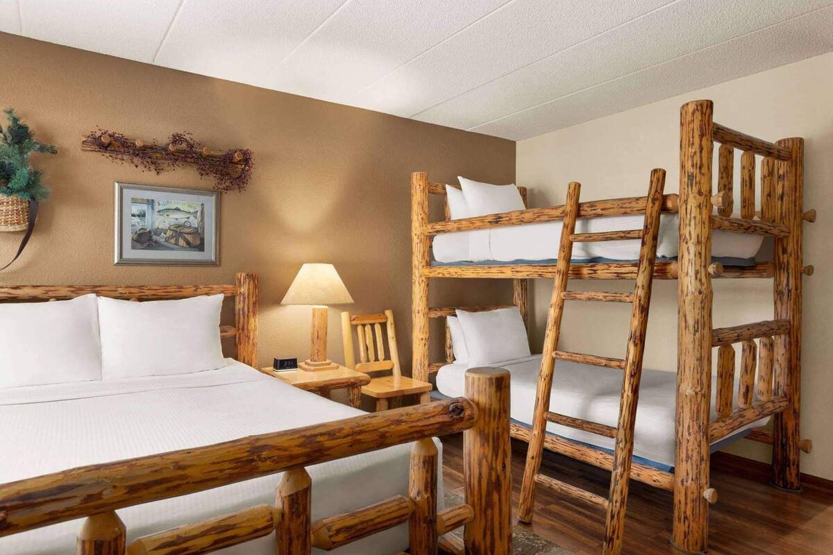 Pillow-top beds, in-room safe, desk, blackout curtains