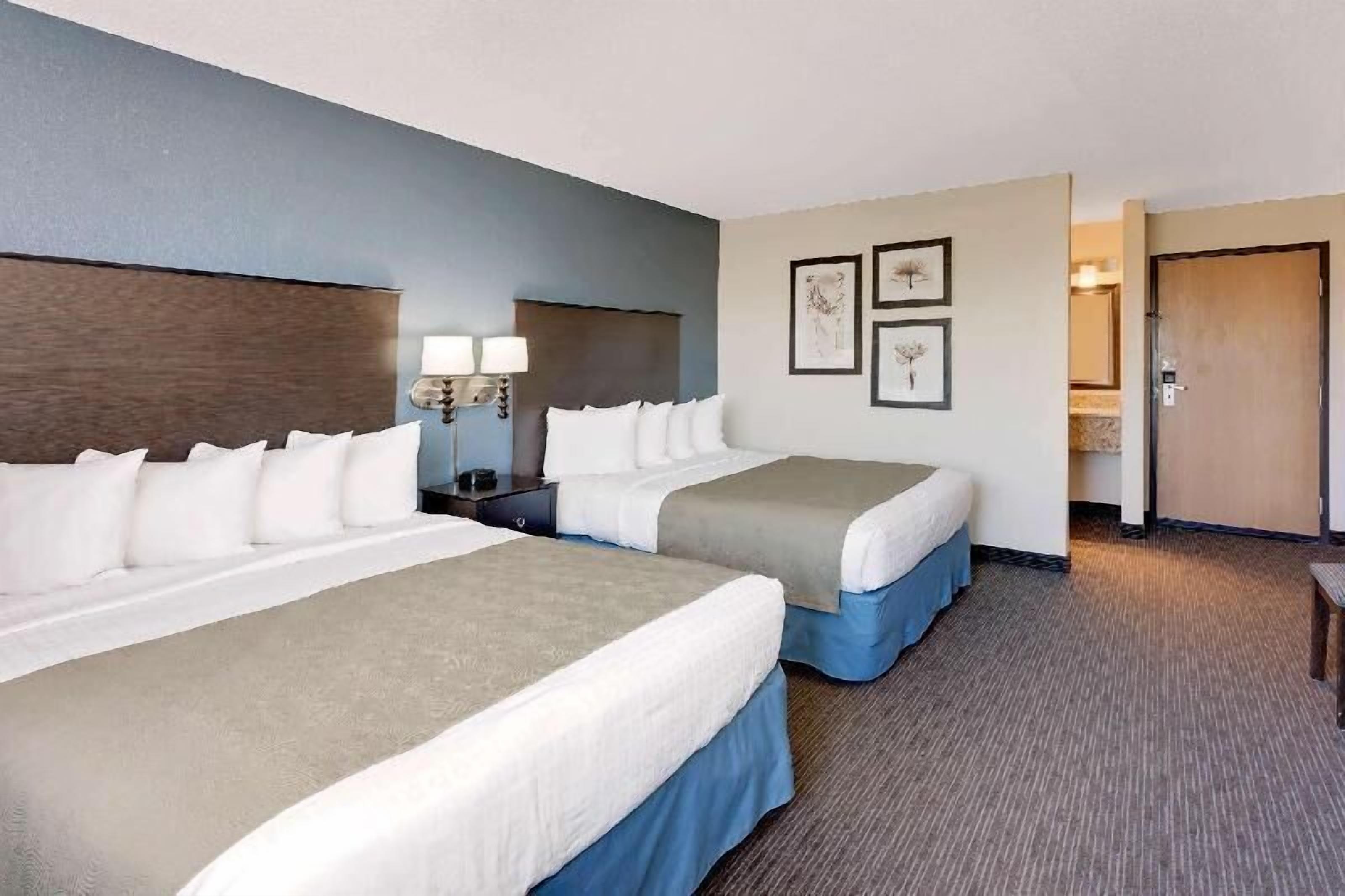 Pillow-top beds, in-room safe, desk, blackout curtains