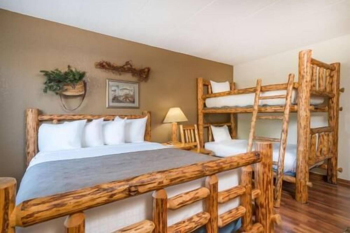 Pillow-top beds, in-room safe, desk, blackout curtains