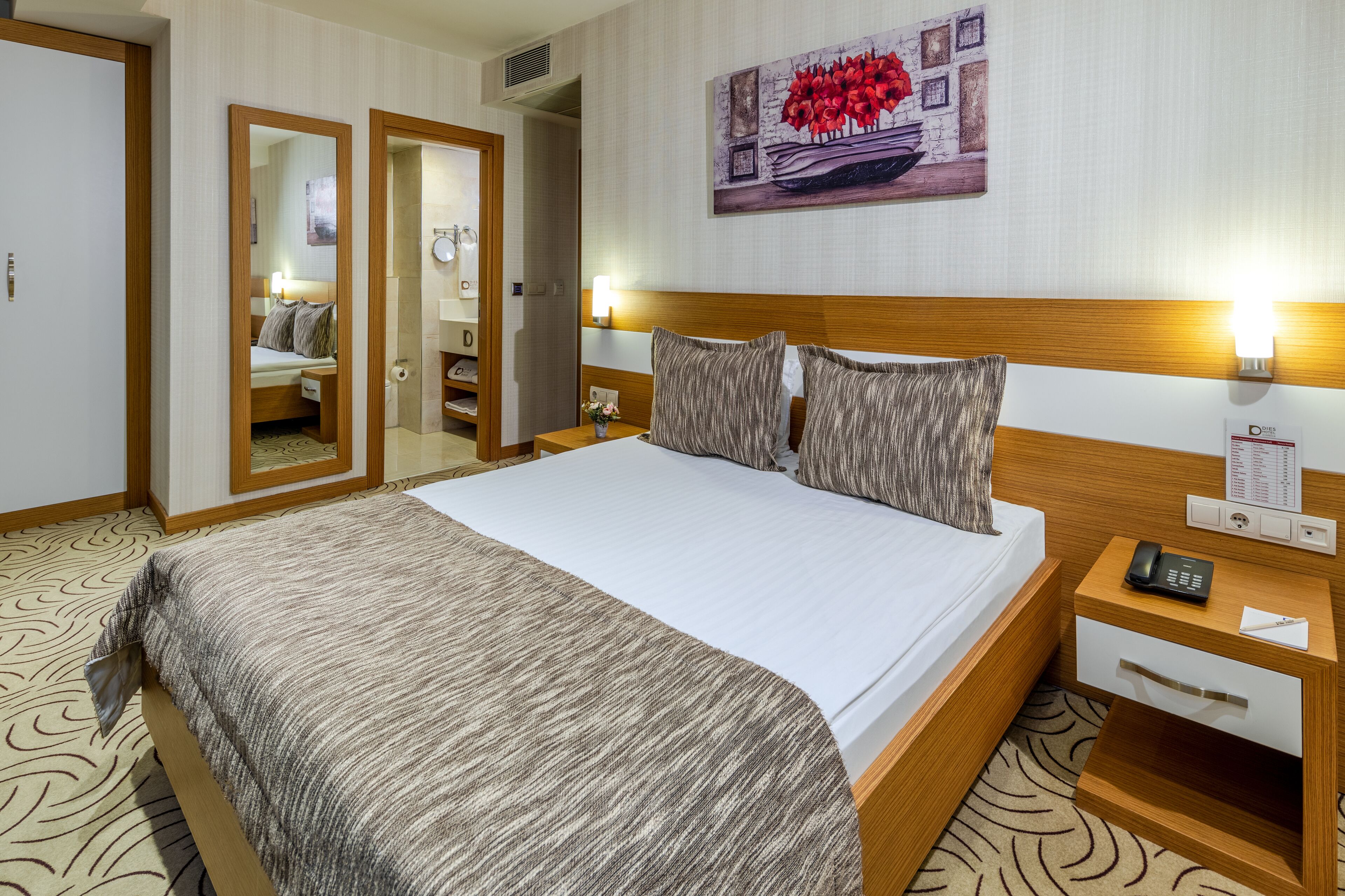 standard single room | memory-foam beds, minibar, in-room safe, desk
