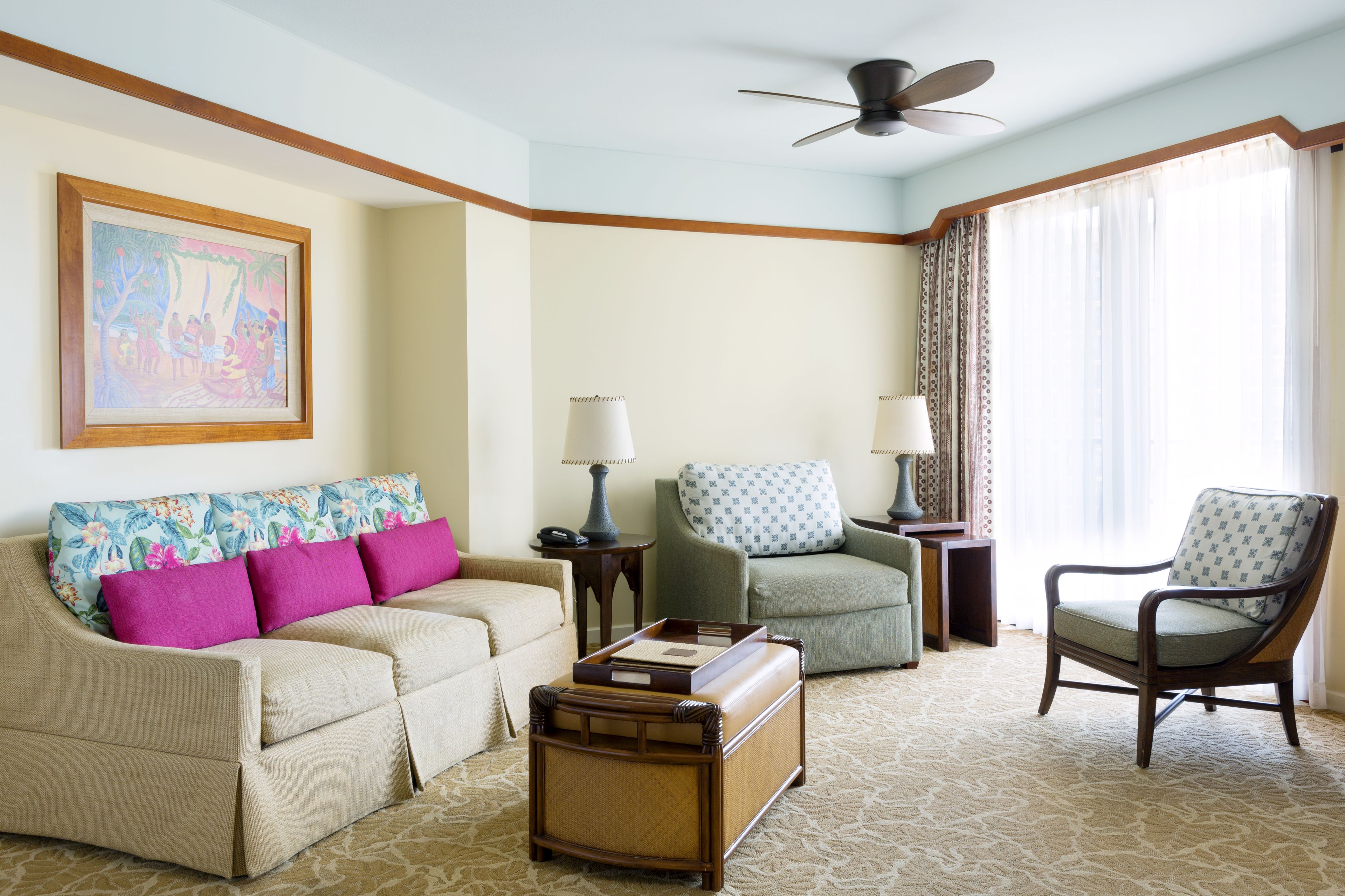 Flat-screen TV, DVD player, iPod dock