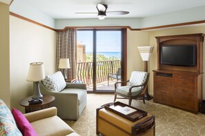 Villa, 2 Bedroom, Ocean View | Living room