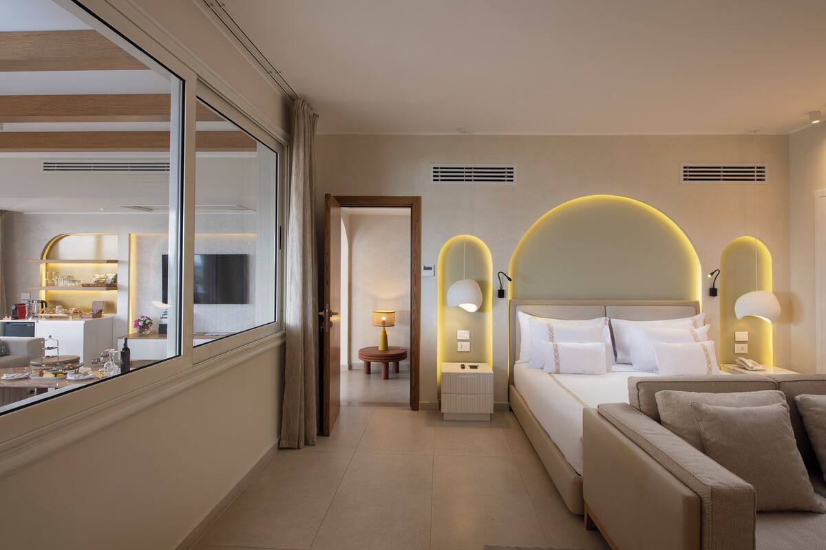 Presidential Suite, Sea View (Adults Only) | Minibar (some free items), in-room safe, desk, blackout drapes