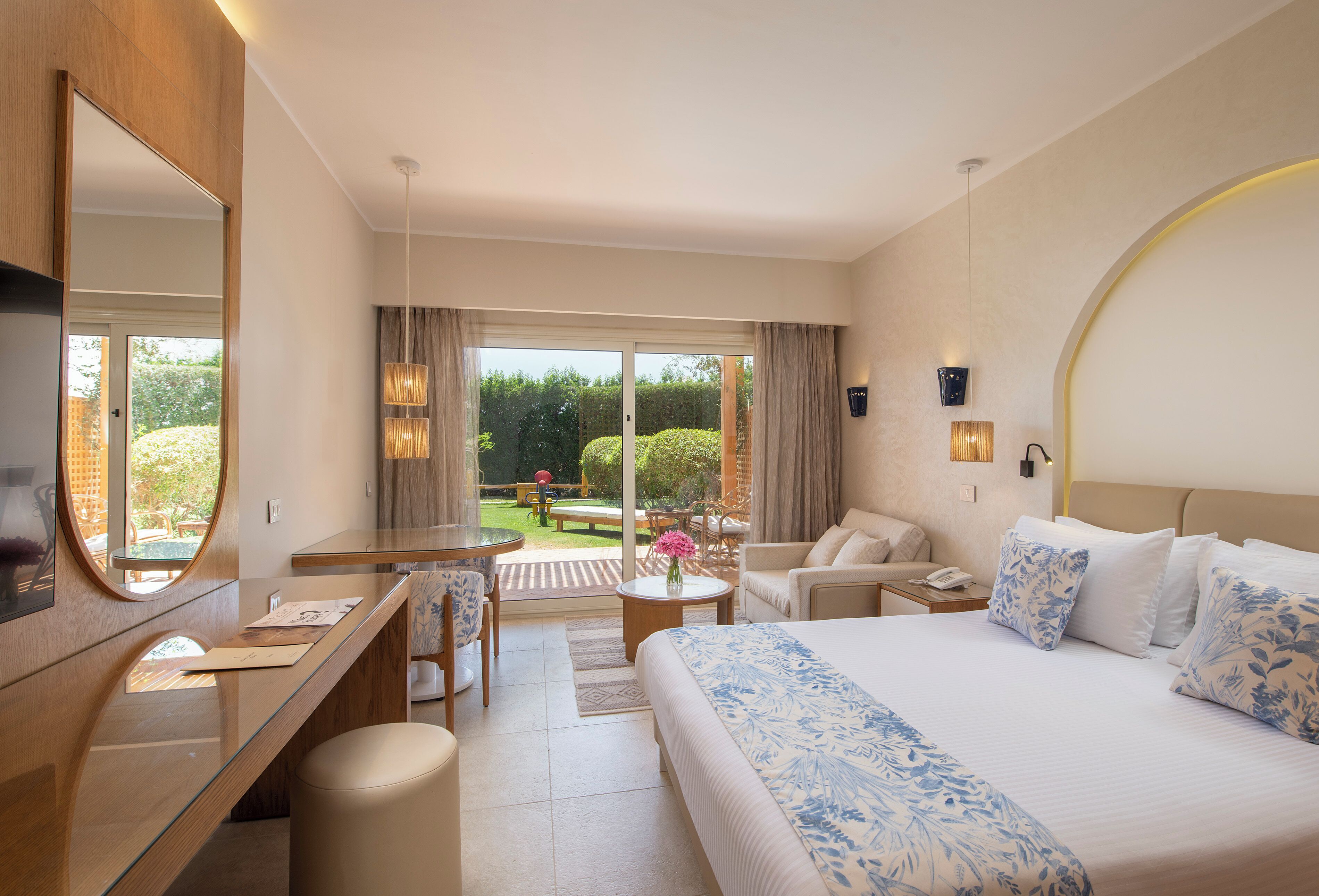 Deluxe Family Room | Blick auf den Garten