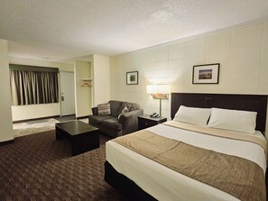 Standardrum - 1 queensize-säng | Skrivbord, ljudisolering, strykjärn/strykbräda och gratis wi-fi