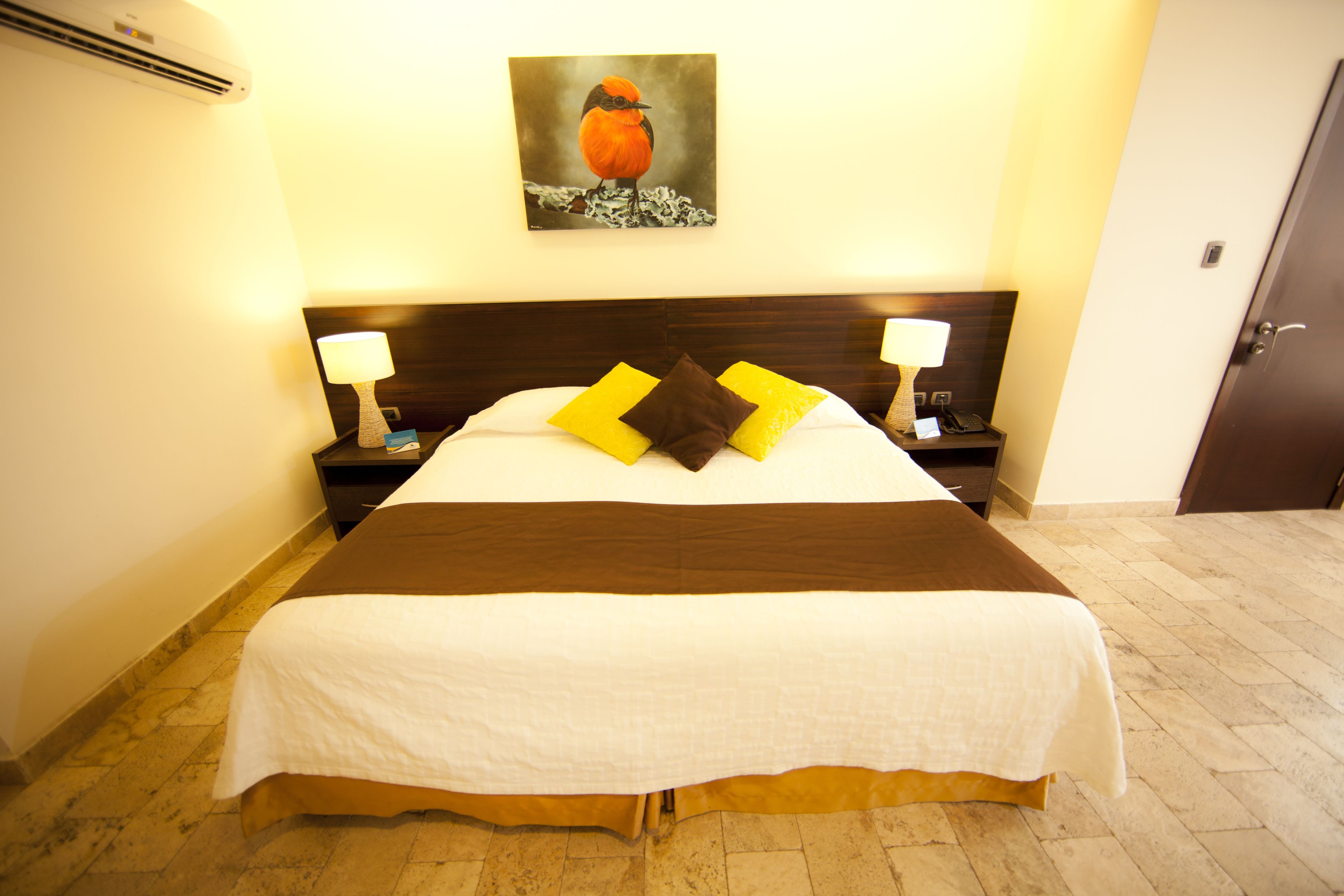 single room exterior view | premium bedding, tempur-pedic beds, in-room safe, desk